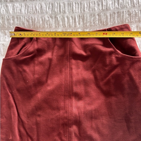 CAbi Two Piece Burgundy Suit with Notched Lapel and Streamlined Silhouette - Picture 5 of 10